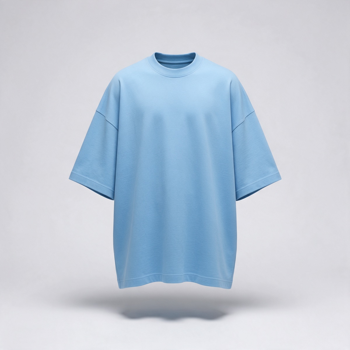 Oversized Street Tee in sky blue